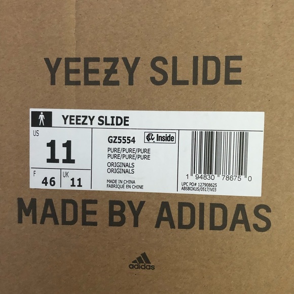 Yeezy Slide Pure Mens Size 11 DS - Picture 5 of 6